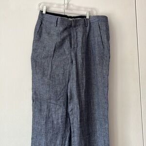 Baird McNutt 100% linen Murano slim fit pants trousers size 34/34